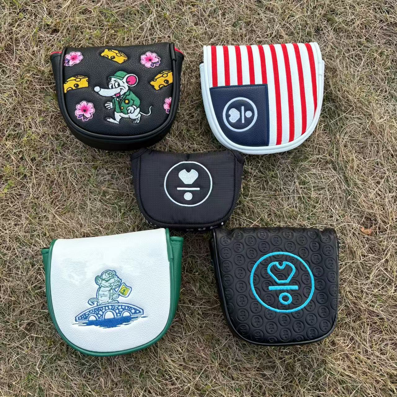 Golf Tees - ฝาครอบหัวไม้กอล์ฟเวอร์มิเลียนเบิร์ด หนัง PU กันน้ำแบบหนาพร้อมดีไซน์ป้องกันการกระแทก งานปักละเอียดอ่อนสำหรับผู้ชายและผู้หญิง