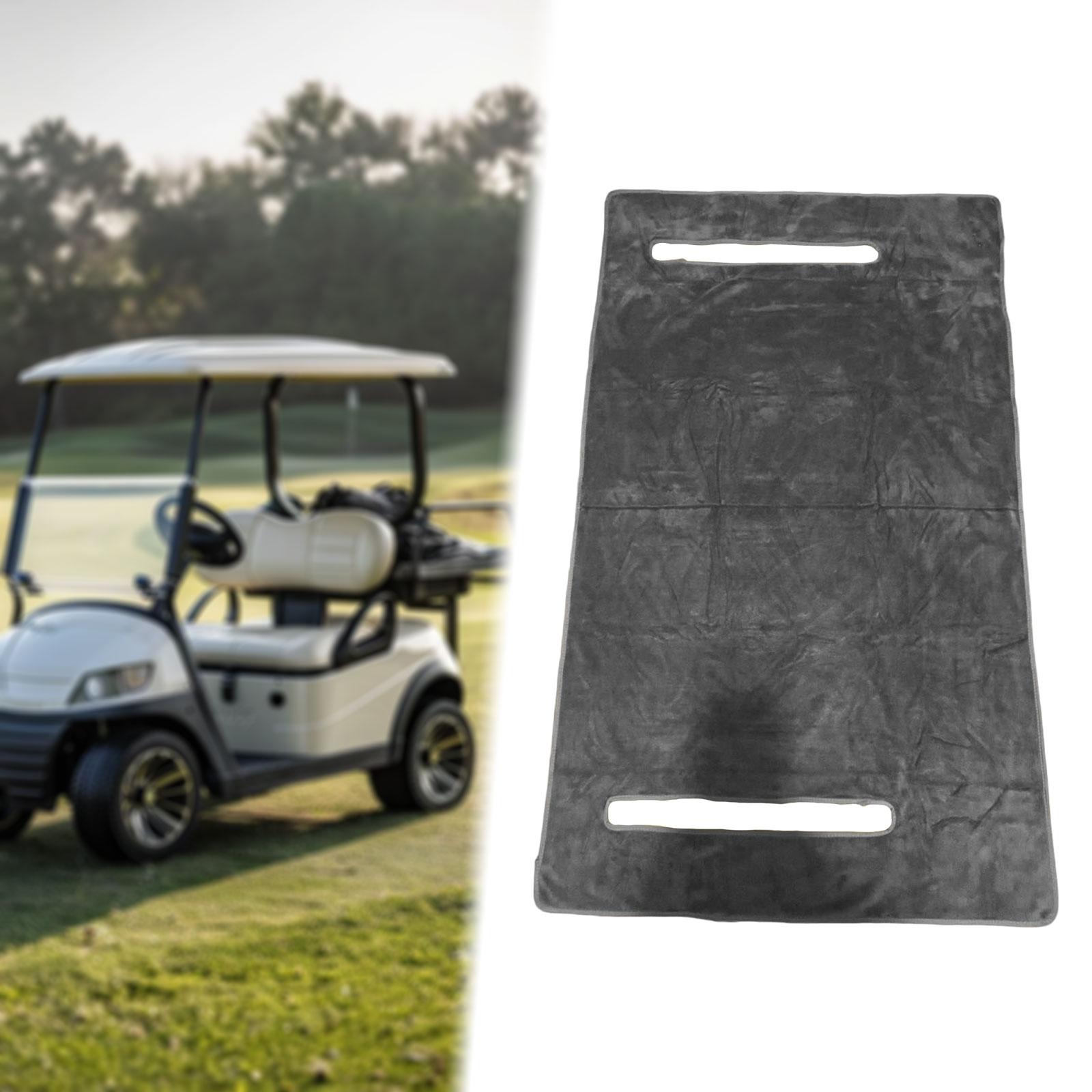 Golf Towel - ผ้าห่มกันหนาวสำหรับเบาะรถกอล์ฟ สำหรับรถกอล์ฟ 2 ที่นั่ง อุปกรณ์เสริมสำหรับรถกอล์ฟ