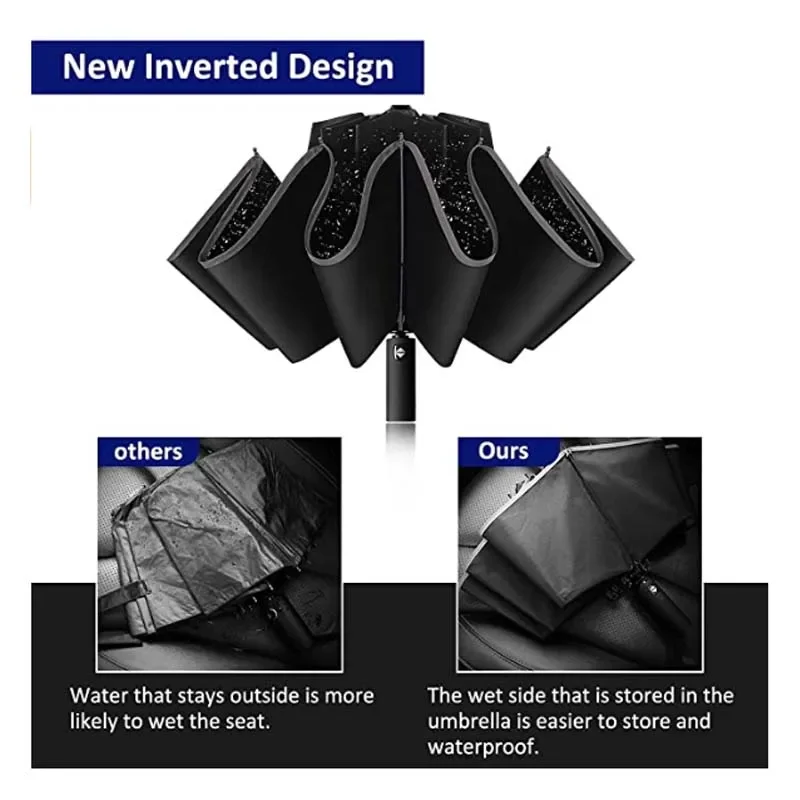 ร่มผู้ชาย ผู้หญิง ร่มพับกลับอั - Golf Umbrella Large บทวิจารณ์และราคา