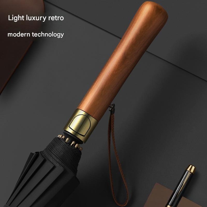 ร่มกอล์ฟ 16 ซี่โครง ด้ามไม้ ขน - Golf Umbrella Large บทวิจารณ์และราคา