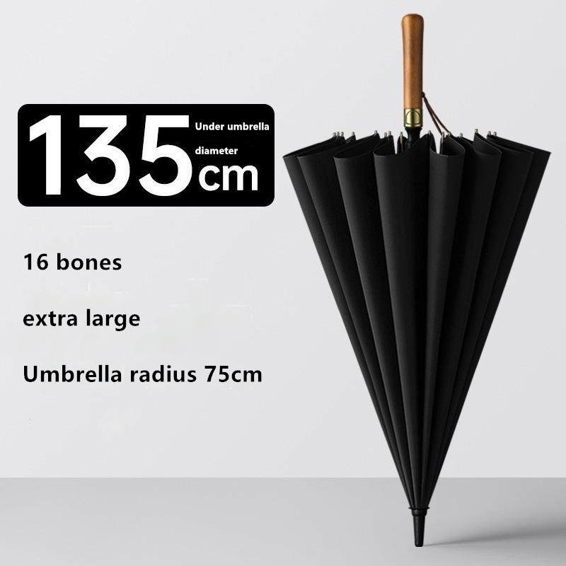 ร่มกอล์ฟ 16 ซี่โครง ด้ามไม้ ขน - Golf Umbrella Large บทวิจารณ์และราคา