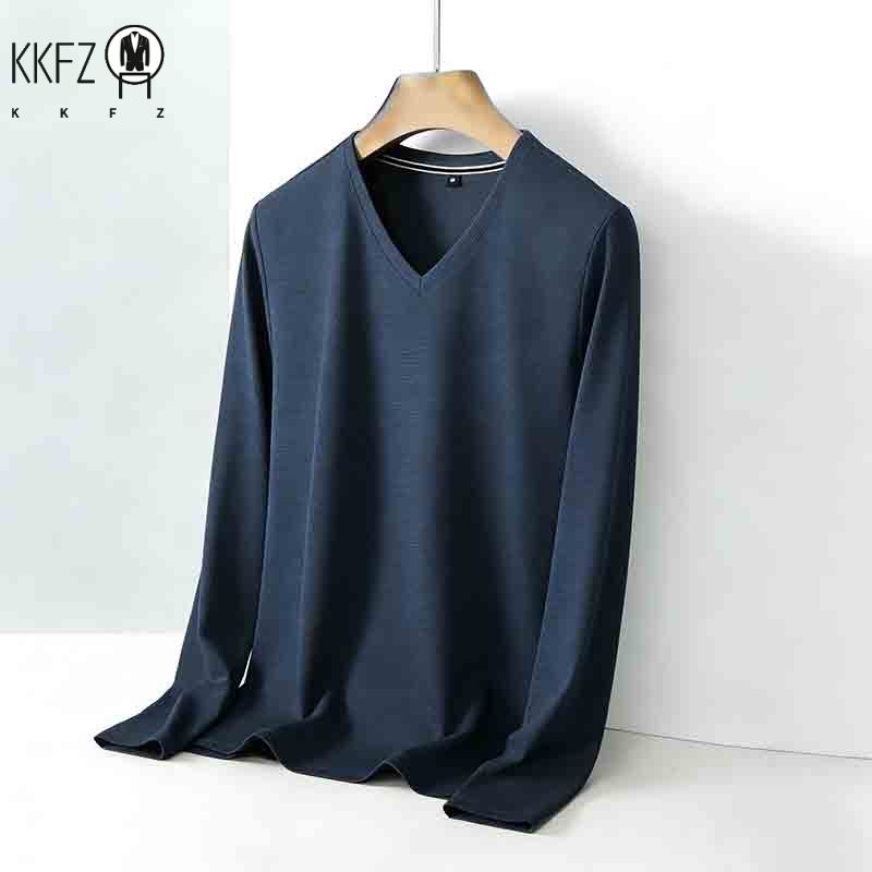 เสื้อเชิ้ตแขนยาวคอวีสีน้ำตาลสำ - Golf Tees บทวิจารณ์และราคา